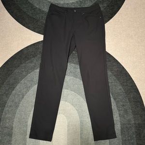 Lululemon Men’s ABC Classic Pant Warpstreme 30W 32L Obsidian
